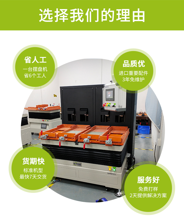 微小零件自動擺盤機