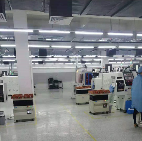 芯片自動擺盤機客戶工廠應用場景