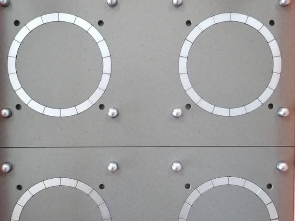 手機無線充磁鐵排列案例