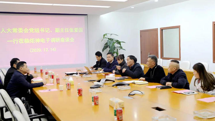 郴州市人大常委會黨組書記、副主任張愛國到炬神電子調(diào)研安全生產(chǎn)工作